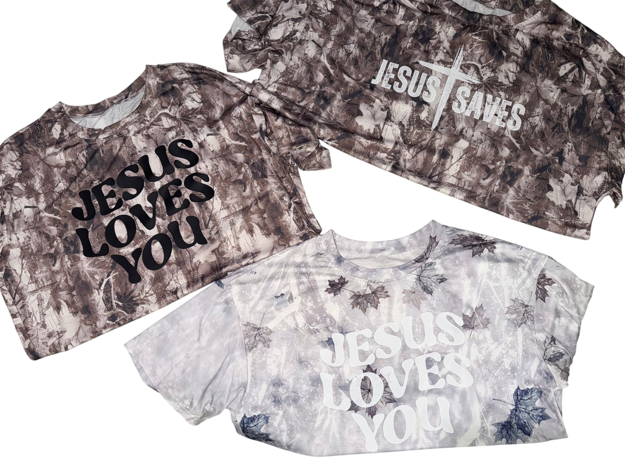 Jesus Loves You Camo Shirt