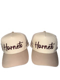 HORNETS CURSIVE 3D HAT