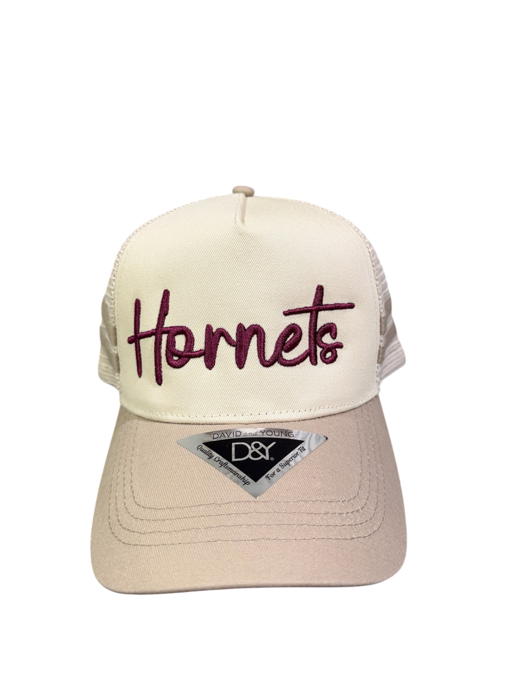 HORNETS CURSIVE 3D HAT
